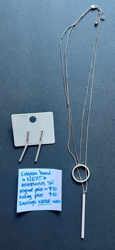 British brand NEXT Necklace & Earring set - photo 4