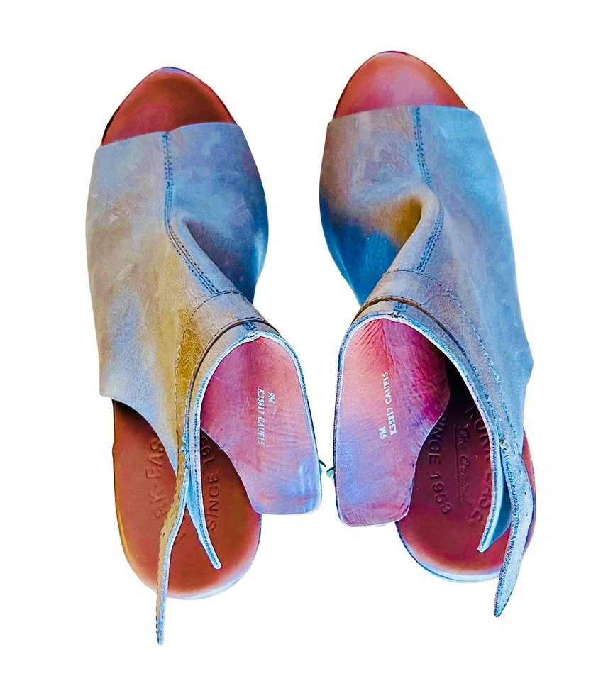 Barely worn Kork-Ease Berit Peep Toe Wedge Sandals | 9M | $25