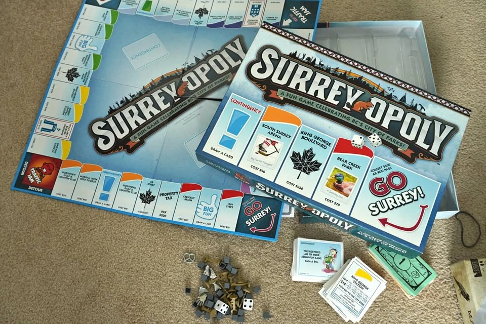 Surreyopoly - BC parks Monopoly special version