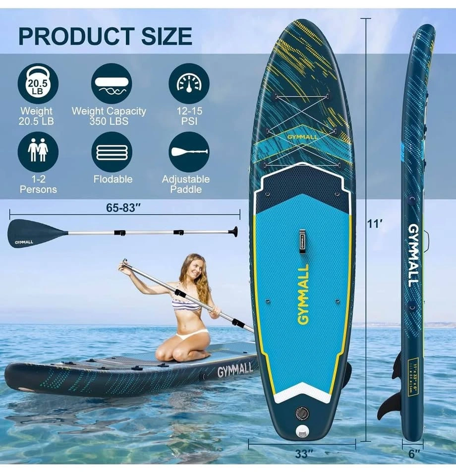 GYMMALL Inflatable Stand Up Paddle Board Set - photo 2