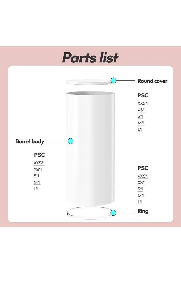 Barlezy 3Pcs Cylinder Pedestal Stands, White - photo 3