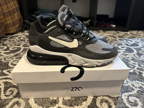 Size 10.5 - Nike Air Max 270 React Black White w/Box - photo 4