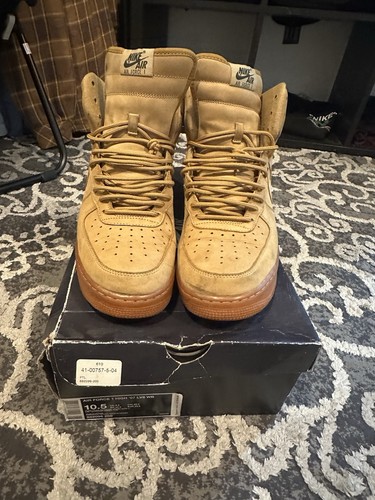 Size 10.5 - Nike Air Force 1 '07 LV8 WB High Flax w/Box