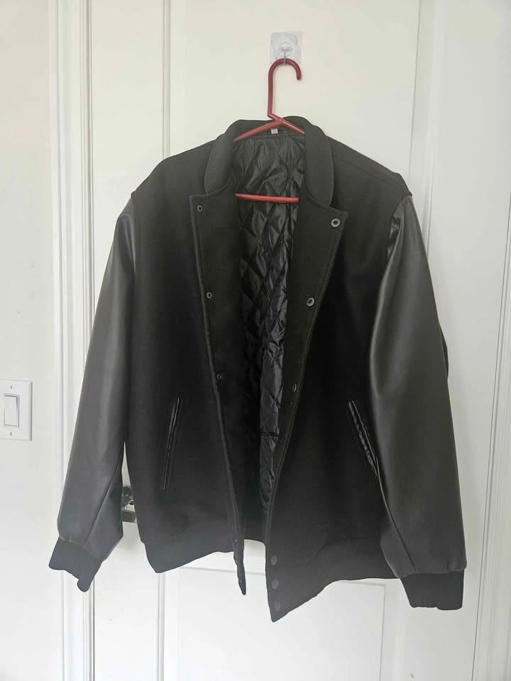 Leather Sleeve Jacket _ Plus Size - photo 2