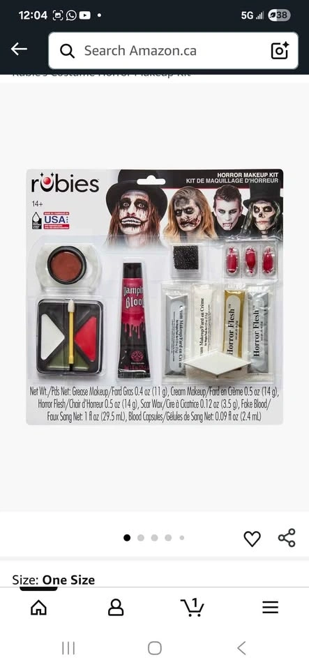 Halloween Makeup Kit New - photo 3