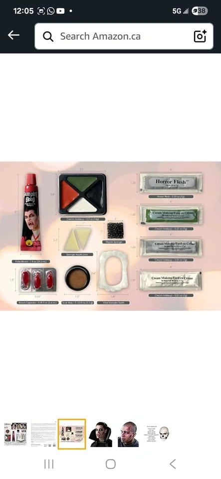 Halloween Makeup Kit New - photo 4