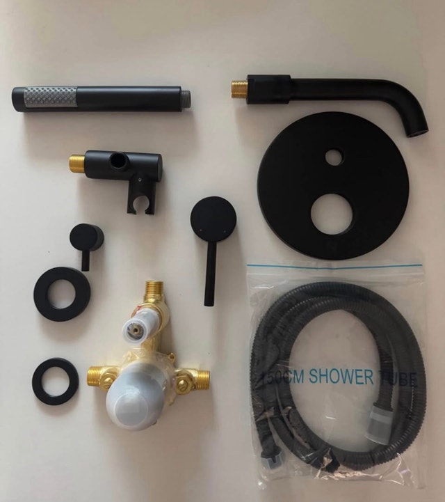 Tub and Shower Faucet with Hand Shower Rbrohant RB0858 - photo 3