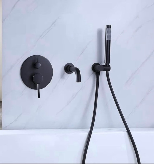 Tub and Shower Faucet with Hand Shower Rbrohant RB0858 - photo 5