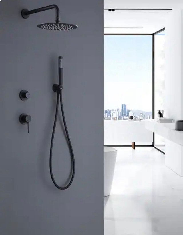 Rbrohant Matte Black Shower System