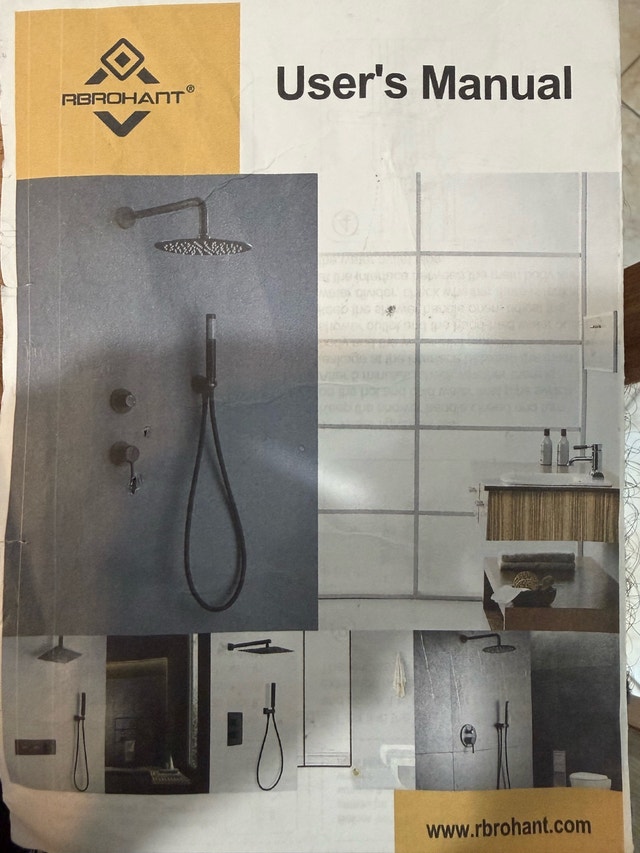 Rbrohant Matte Black Shower System - photo 2