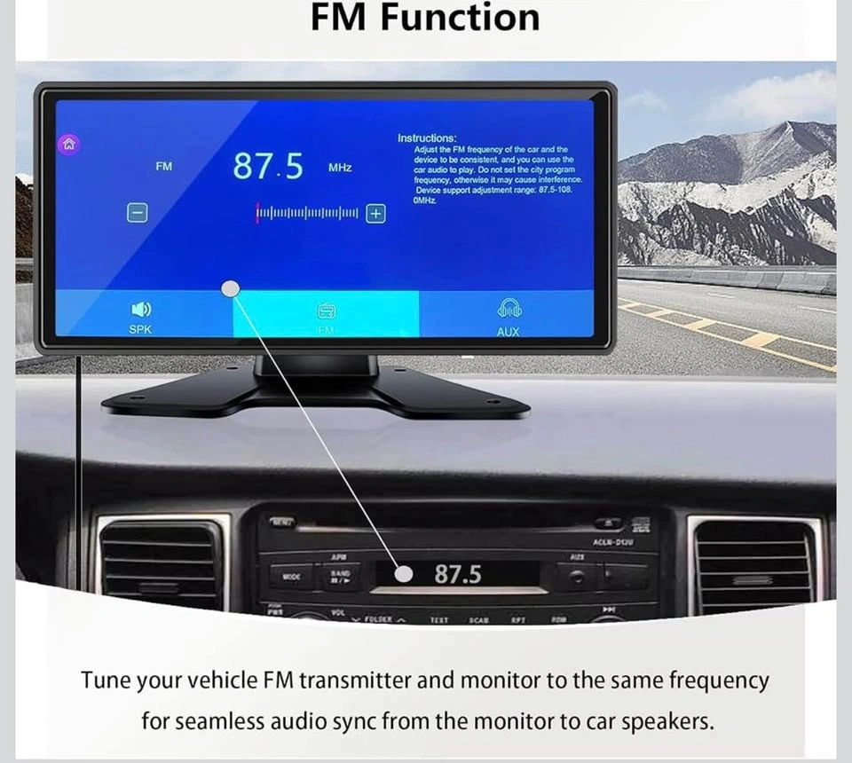 10.36” Backup Camera System with Carplay & Android Auto - photo 5