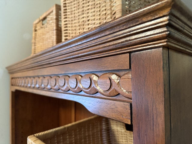 Solid Wood Armoire with Drawers - photo 3