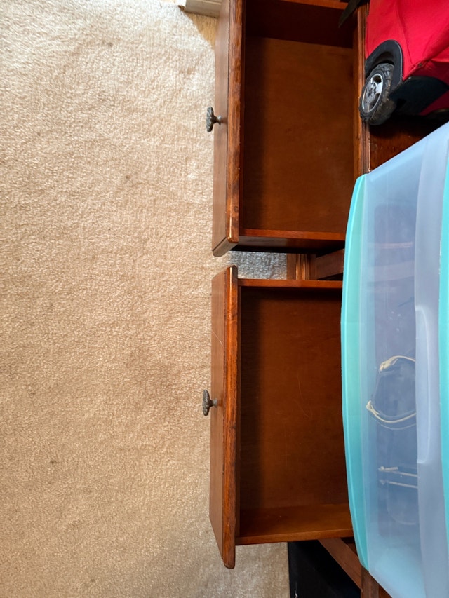 Solid Wood Armoire with Drawers - photo 4