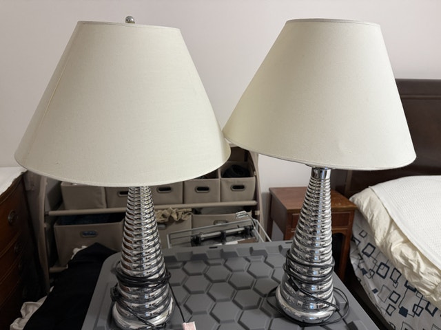 Elegant Modern Table Lamps (Pair)