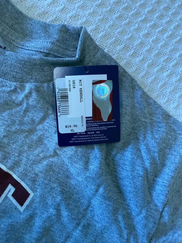 MIT Champion T-Shirt - Size XL - grey - photo 4