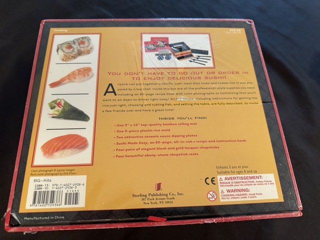Sushi Deluxe Book & Kit - Brand New! - photo 3