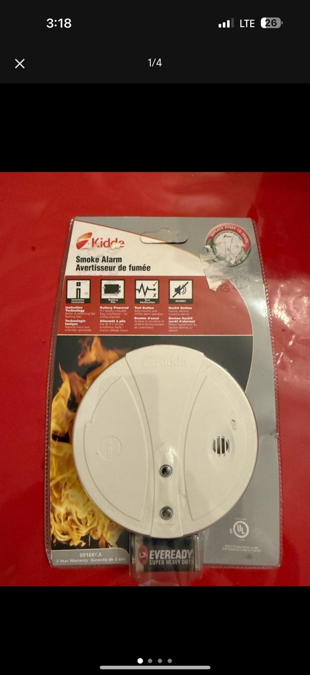 Kidde Smoke Alarm - new - photo 3