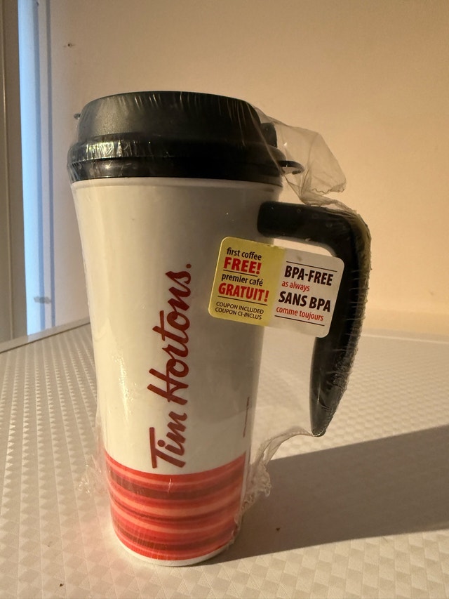 Tim Hortons Travel Mug + Free Coffee Coupon