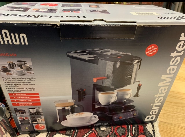 Vintage Braun BaristaMaster MultiCafé Coffee Machine