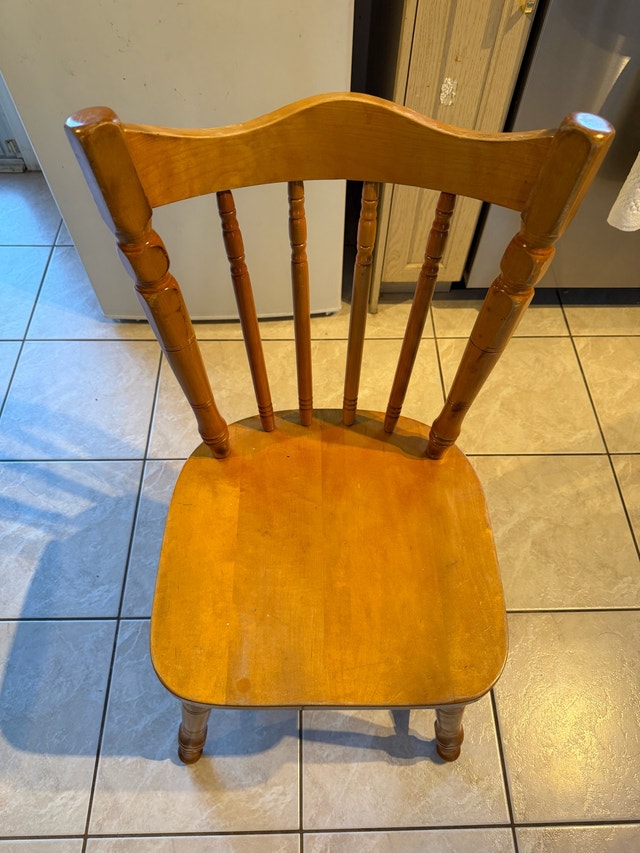 wood chair - maple or oak