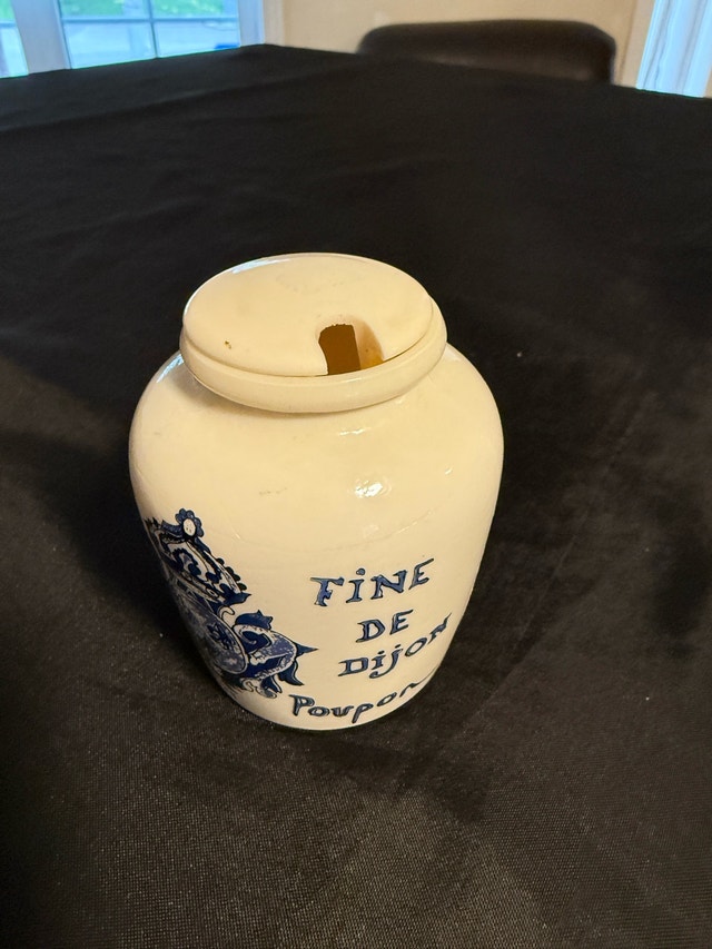 Vintage Grey Poupon Dijon Mustard Jar