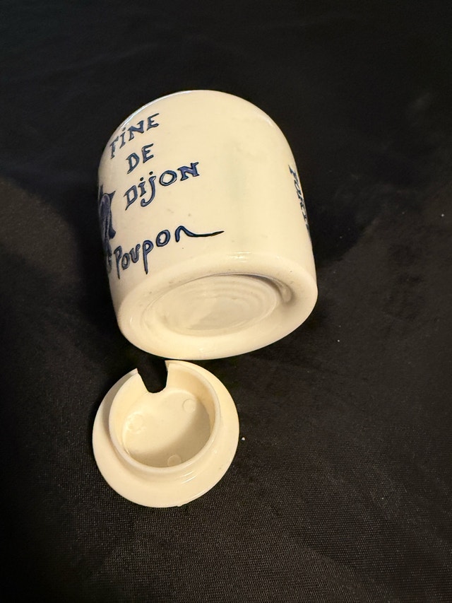 Vintage Grey Poupon Dijon Mustard Jar - photo 2