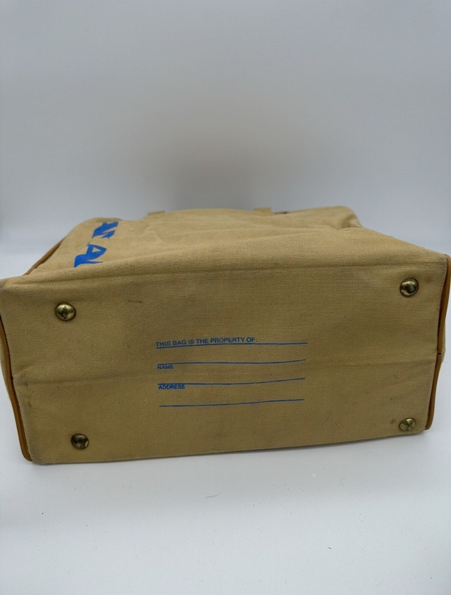 Pan Am Travel Carry On Canvas Shoulder Strap Bag - photo 4