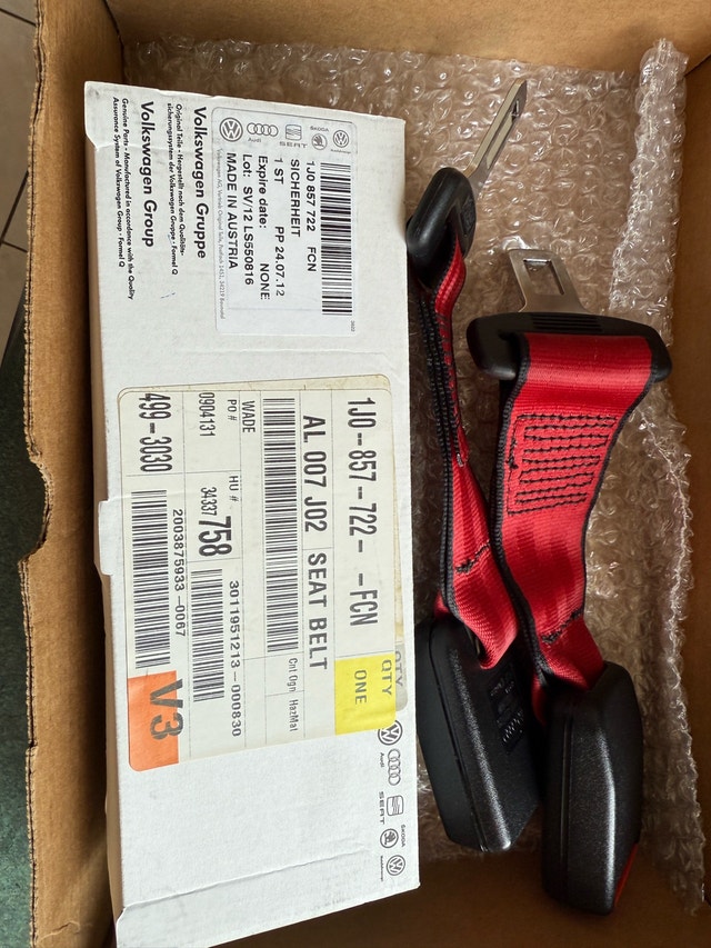 Seat Belt Extension - VW Audi Porsche - photo 5