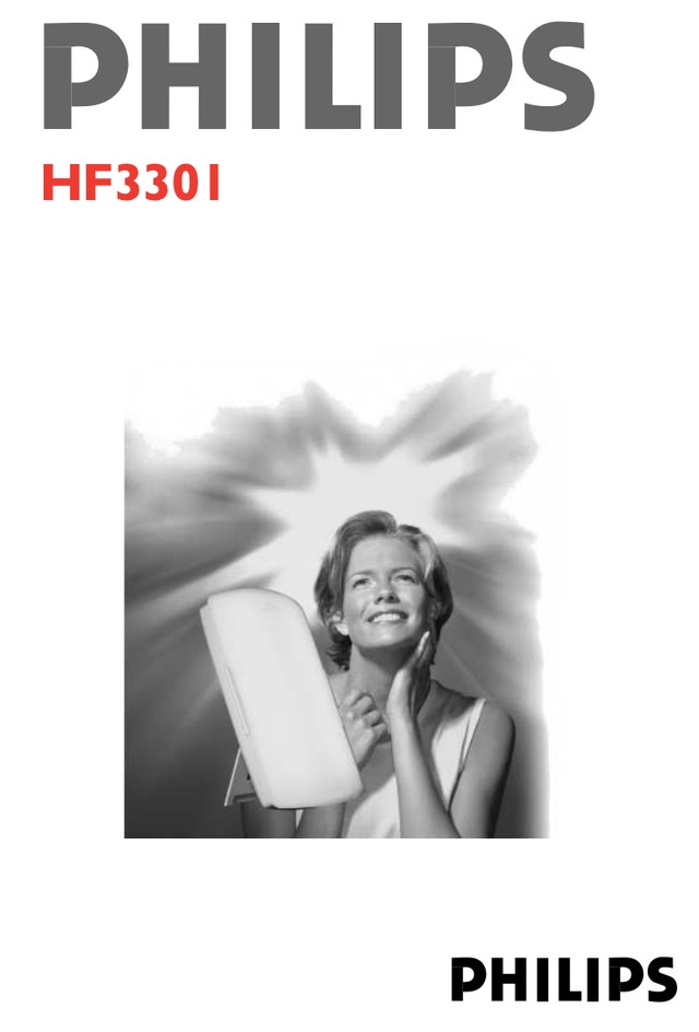 Philips HF-3301 Bright Light Sunshine Therapy SAD Daylight Lamp - photo 5