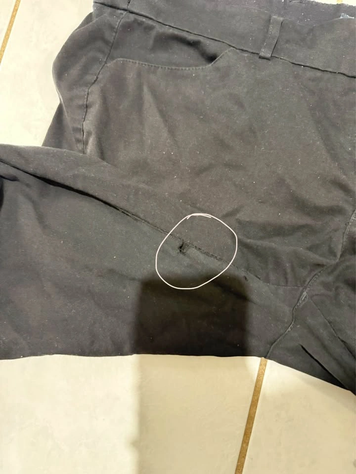 2 pcs St Marcellinus Uniform Pants, Size 8 and 10 girls - photo 2