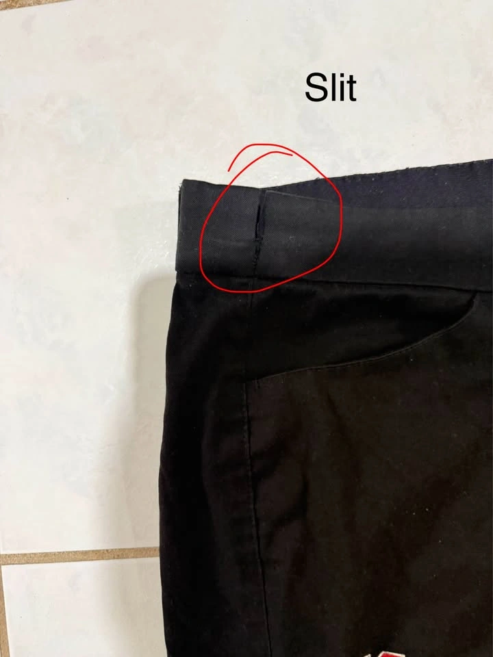 2 pcs St Marcellinus Uniform Pants, Size 8 and 10 girls - photo 3