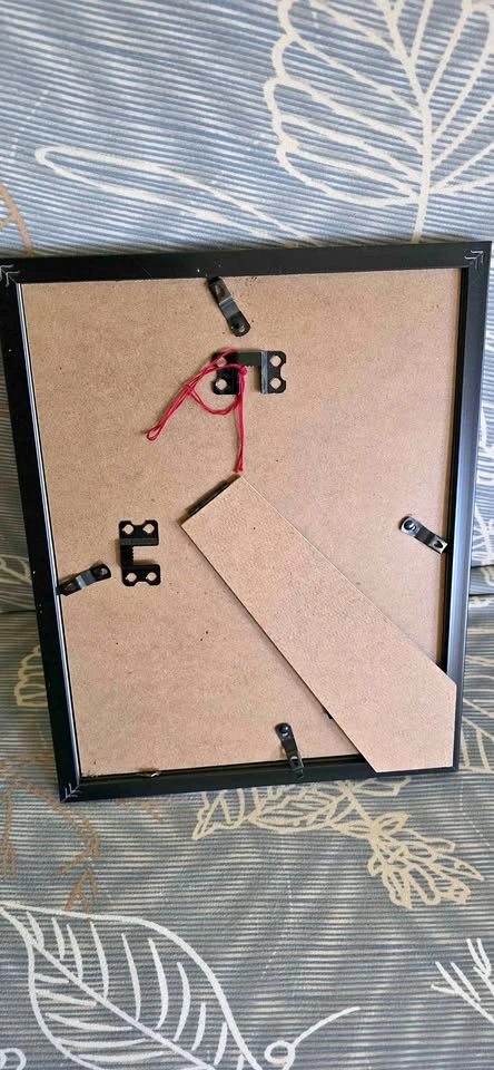 Set of 7 Black A4 Picture Frames – Wall Mount & Tabletop Stand