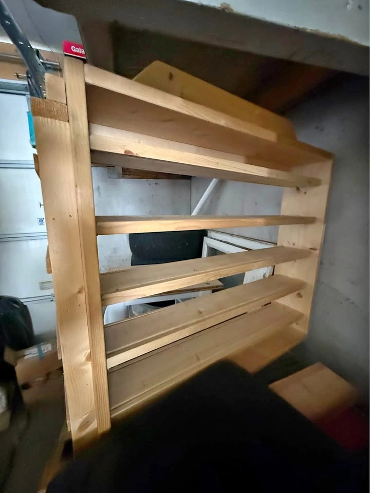 Handmade Wooden Display Shelf
