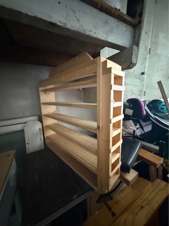Handmade Wooden Display Shelf - photo 2