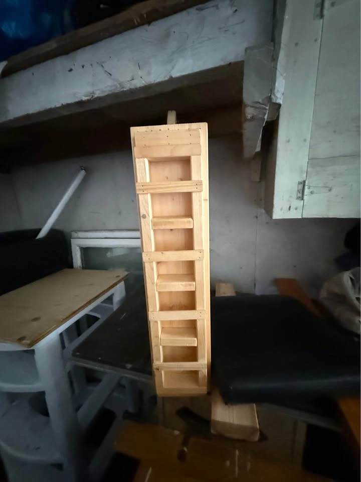 Handmade Wooden Display Shelf - photo 3