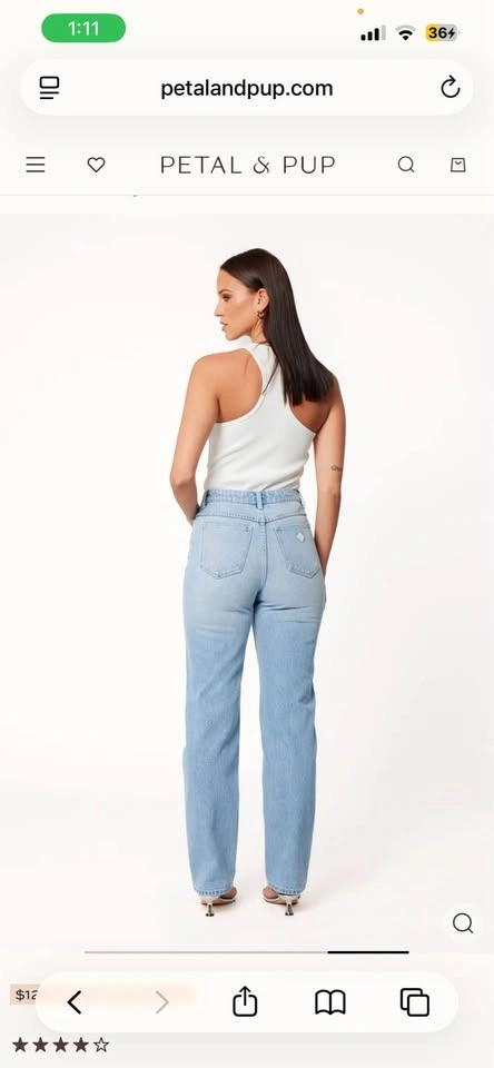 NEW Abrand 94 High Straight Jeans - Size 30 - photo 2
