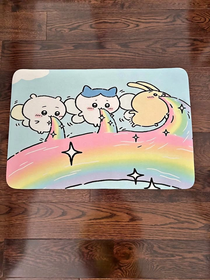 Chiikawa and Dachshund Bath Mats - brand new