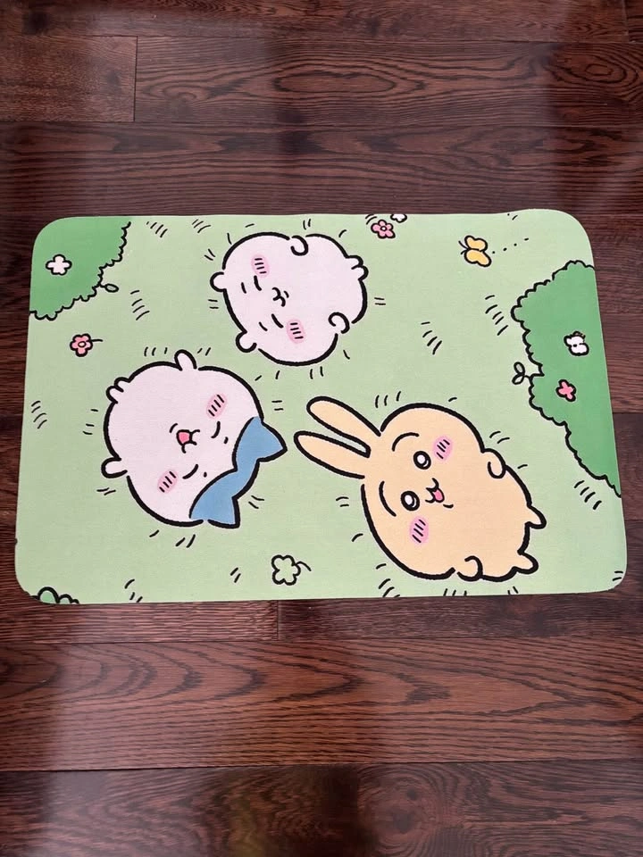 Chiikawa and Dachshund Bath Mats - brand new - photo 2