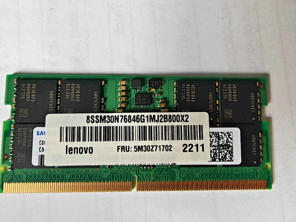 Lenovo 16GB DDR5 4800MHz SODIMM RAM