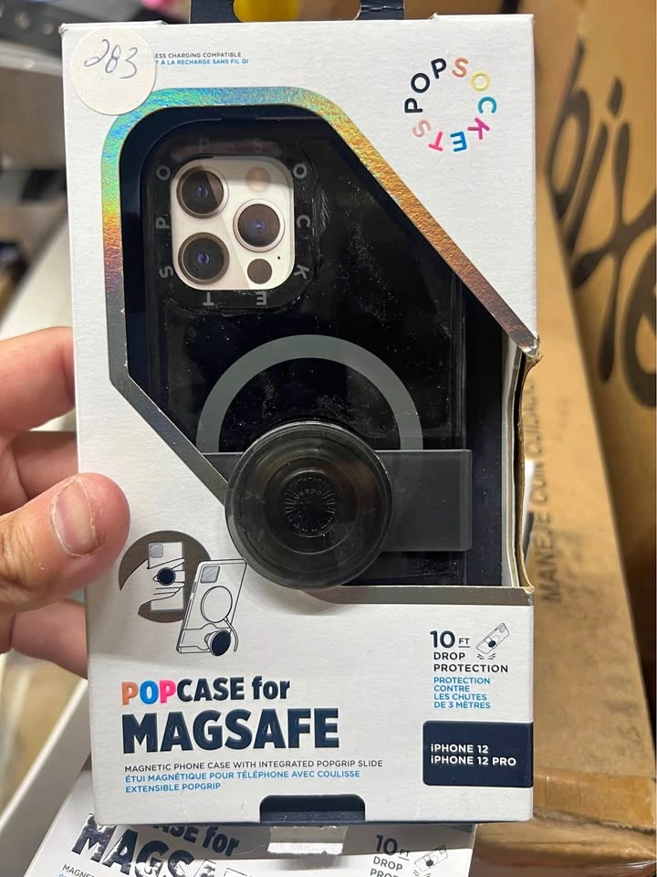 Pop socket case with MagSafe for Apple iPhone 12 / 12 Pro