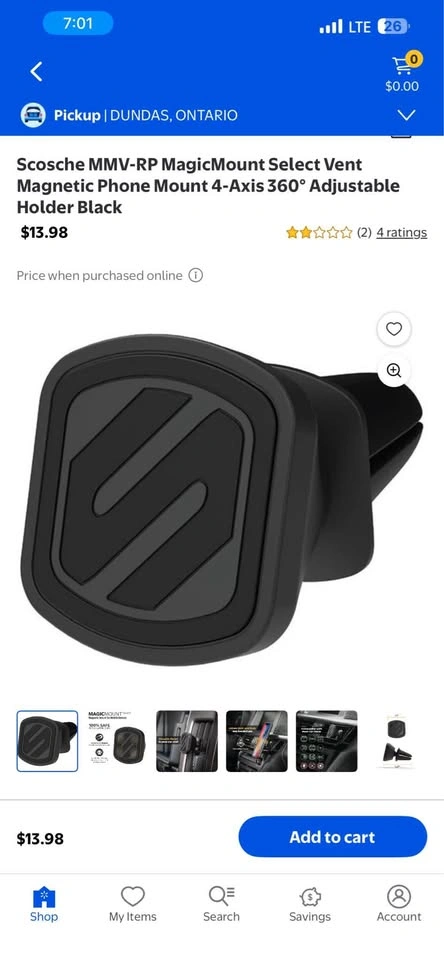 Scosche MAGVM2 MagicMount Vent Magnetic Car Mount - photo 2