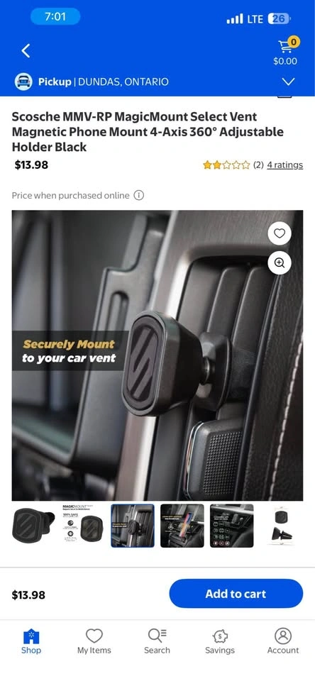 Scosche MAGVM2 MagicMount Vent Magnetic Car Mount - photo 4