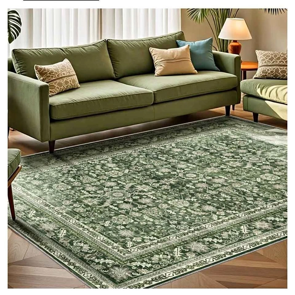 Brand new 9x12 Vintage Green Area Rug