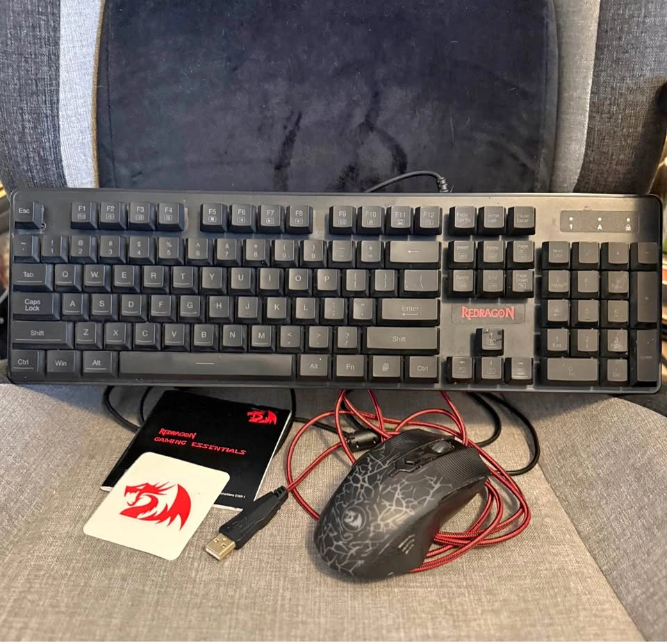Gaming keyboard and mouse