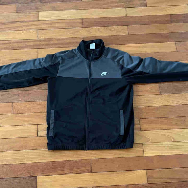 Nike Full-Zip Track Jacket Men's Black & Grey