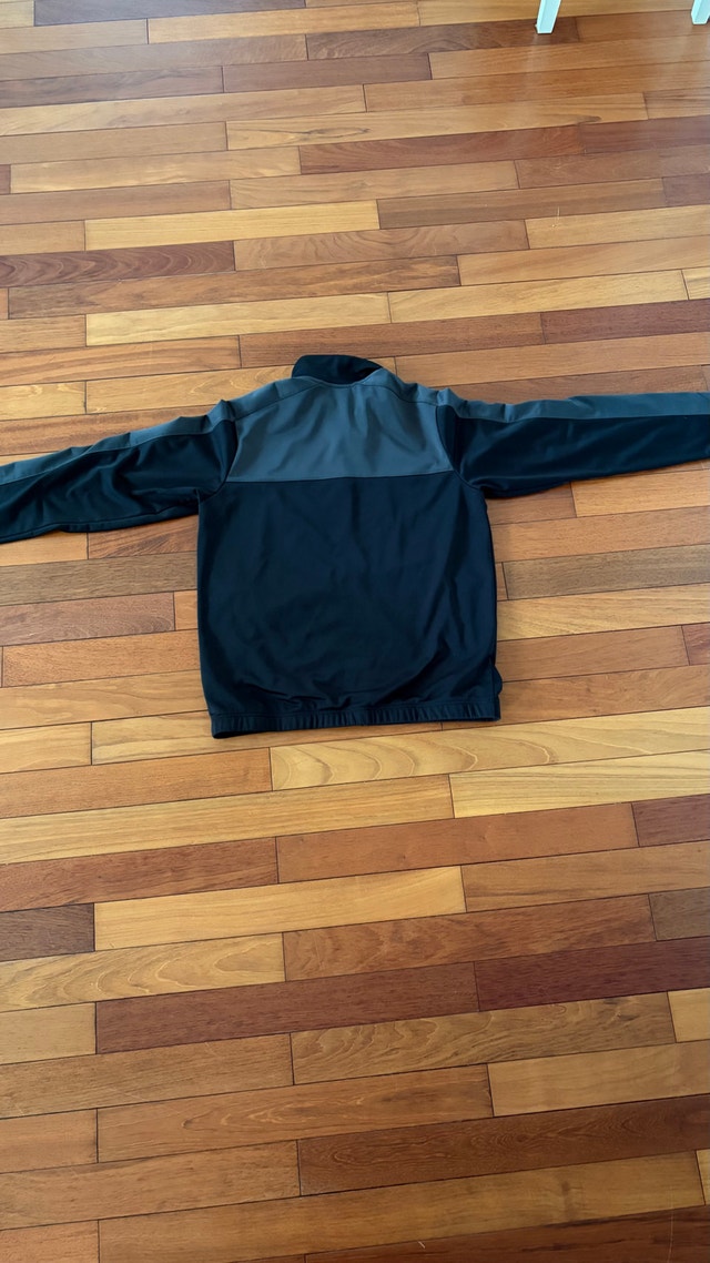 Nike Full-Zip Track Jacket Men's Black & Grey - photo 2