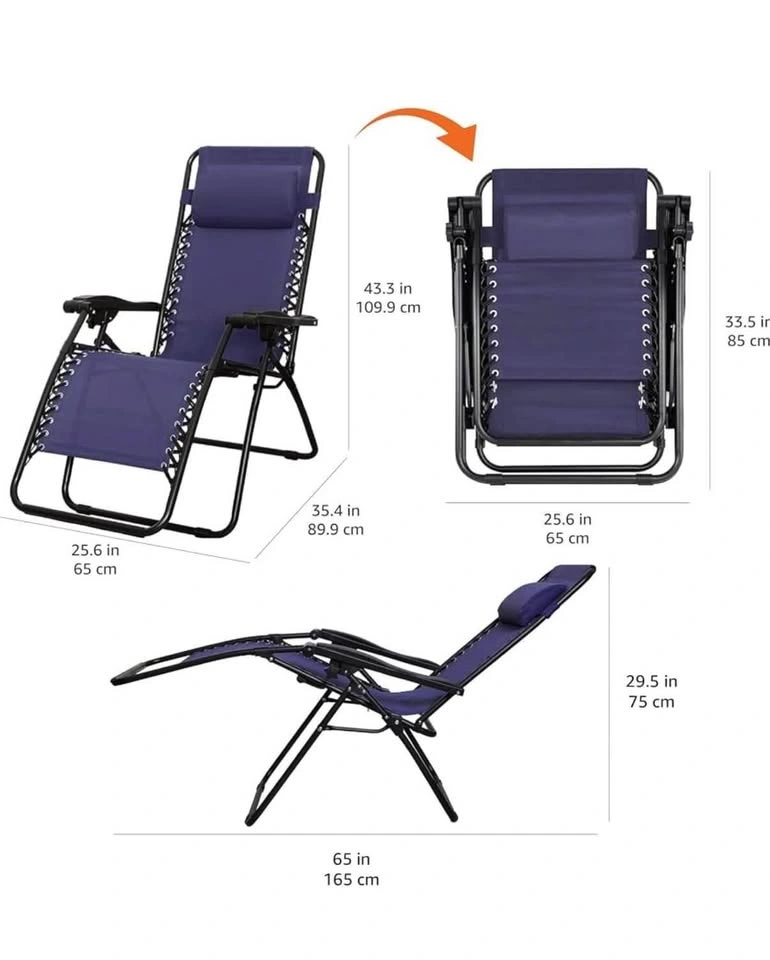 Zero Gravity Blue Chair - photo 5