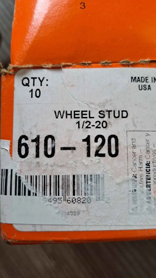 DORMAN 1/2-20 Wheel Studs (10) - photo 4