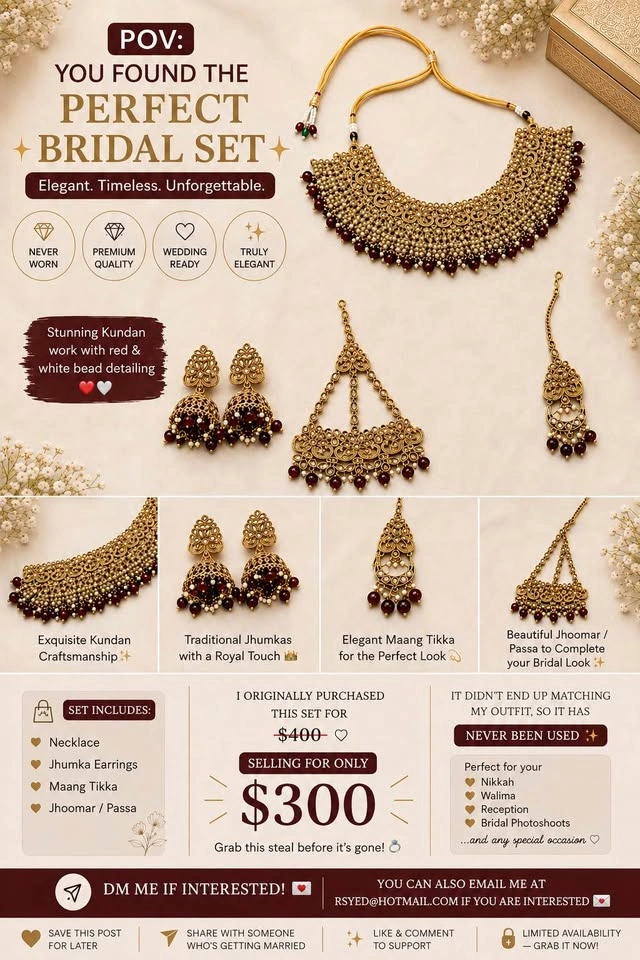 Indian/ Pakistani Jewellery Set