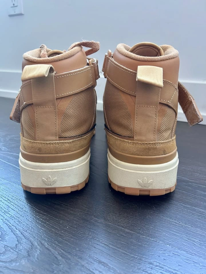 Adidas Forum Boot High Tops – Men’s 13.5 – Mesa/Tan - photo 5